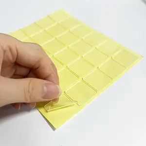 25mm Waterproof Washi Foam Tape Die-Cut Squares with Double-Sided Acrylic Adhesive for Masking Water-Activated Opp Material