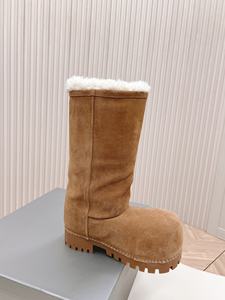 Plataforma de Calzado de Invierno de Diseño, Cálida, Impermeable, de Gamuza BB, Retro y a la Moda, de Alta Calidad - Product Image 4