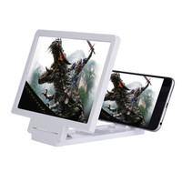 Universal Mobile Phone Screen Magnifier with Bracket Enlarge Folding 3D Phone Screen Display Amplifier Expander