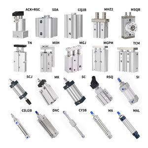 أسطوانات هوائية بهيكل ألومنيوم TN/MA/SC/MAL/MBB/CY1S/CXSM/CY3R/CY1B/RMS/RMTL، أسطوانة مكبسية للمشغل الآلي مع محمل - Product Image 1