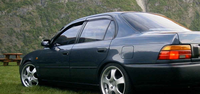 Viseras de ventana deflectoras de viento automáticas de la mejor calidad Aibyiar para Toyota Carina 1992 1995 protector de lluvia para coche