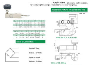 Cellule de pesage à poutre cisaillement Santwell SQC-A 10 tonnes IP68 M24 pour balance de plateforme, capteurs de force et cellules de pesage pour chariot élévateur - Product Image 6