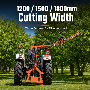 Taille-<span class=keywords><strong>haie</strong></span> hydraulique à long bras pour tracteurs compacts de 20 à 50 CV, <span class=keywords><strong>coupe</strong></span>-herbe <span class=keywords><strong>professionnel</strong></span> à barre de <span class=keywords><strong>coupe</strong></span> pour l'entretien des bords de route - Product Image 4