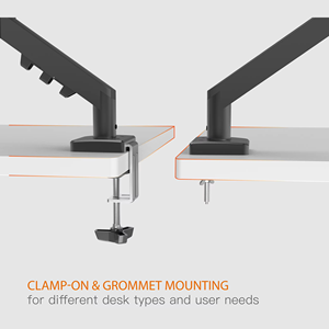 Soporte de Monitor con Resorte de Gas, Ajustable, para Escritorio, Soporte Ergonómico para Pantalla - Product Image 3