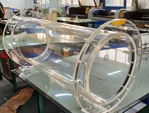 Linh hoạt rõ ràng Acrylic ống & que <span class=keywords><strong>PMMA</strong></span> xi lanh 10mm-600mm đường kính 2-10mm Độ dày đúc dịch vụ chế biến có sẵn - Product Image 2