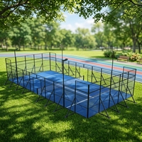 Support amovible pour planche de pickleball, réglable, en alliage d'aluminium, construction en acier, étanche, revêtement en zinc 3,0 mm