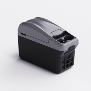 ตู้เย็นพกพาในรถยนต์แบบพกพา 12v ขนาด 8 ลิตร ทำจากอะลูมิเนียม พร้อมระบบทำความเย็นแบบเซมิคอนเดคเตอร์ ได้รับมาตรฐาน ROSH และ LFGB - Product Image 3