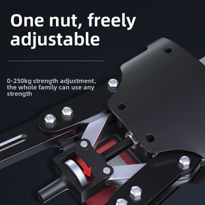 Entrenador de <span class=keywords><strong>fuerza</strong></span> de brazo hidráulico ajustable para el hogar, ejercitador de brazo con resorte para entrenamiento de músculos pectorales, equipo de entrenamiento de <span class=keywords><strong>fuerza</strong></span> para muñeca y brazo - Product Image 2