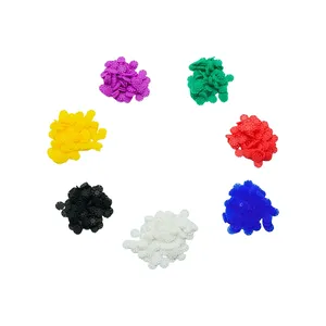 100 unidades/bolsa de tapones de goma para limas de conducto radicular, circulares, para desinfección, marcado y conteo dental - Product Image 6