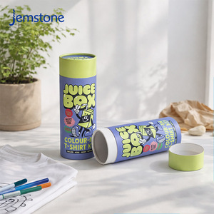 Custom Printed Recyclable Round Cardboard Paper Clothing Tube Packaging Silk Scarf Hijab Cylinder <b>Gift</b> Packaging Box for T Shirt - Product Image 6