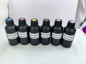 Encre et vernis UV universels à prix réduit, huile UV invisible à polymérisation LED UV pour l'impression sur verre, bois, plastique, compatible avec lampe de polymérisation UV - Product Image 4