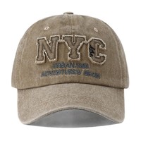 Topi Baseball Musim Panas Unisex Modis Grosir Lintas Negara, Berkualitas Tinggi, Serbaguna, Bahan Katun 100% Dicuci, Gaya Retro 6-Panel