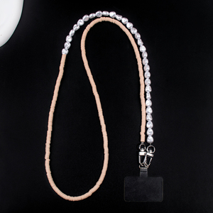 Cordon de téléphone portable en perles acryliques, lucite et ABS, personnalisable, tendance, facile à installer, pour artisanat DIY et <span class=keywords><strong>bijoux</strong></span> - Product Image 4