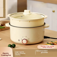 Casserole électrique multifonctionnelle pour la maison, mini-cuiseur à nouilles pour les étudiants en résidence, idéal pour les supermarchés et les plats à emporter