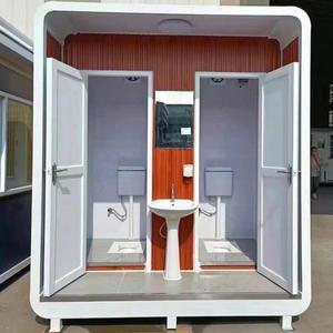 Hiện đại thân thiện với môi di động phòng tắm container di động ngoài trời cabin 2-3 người phong cách bên ngoài hội thảo căn hộ công viên - Product Image 6