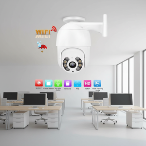 Caméras de sécurité Jortan en promotion, extérieures, avec détection de mouvement, Wi-Fi intelligent, vision nocturne couleur HD, tête pivotante et grand angle - Product Image 2