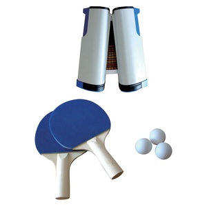 Set da Ping Pong Portatile Retrattile per Casa con Rete, Due Racchette e Tre Palline, <span class=keywords><strong>Attrezzatura</strong></span> Sportiva per Giochi in Famiglia - Product Image 6