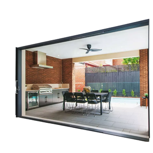 Superhouse Fenêtre panoramique de taille personnalisée, design moderne, verre fixe du sol au <span class=keywords><strong>plafond</strong></span> avec <span class=keywords><strong>porte</strong></span> <span class=keywords><strong>coulissante</strong></span> en aluminium pour villas - Product Image 1