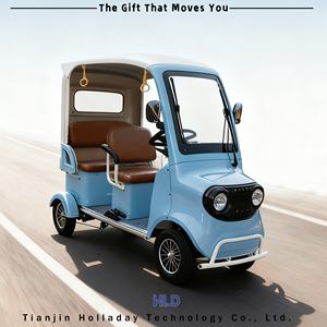 <span class=keywords><strong>Scooter</strong></span> Elettrico Holladay a 4 Posti in Pelle Rinforzata, Autonomia di 90 km, per Uso Turistico e Golf per Adulti - Product Image 5