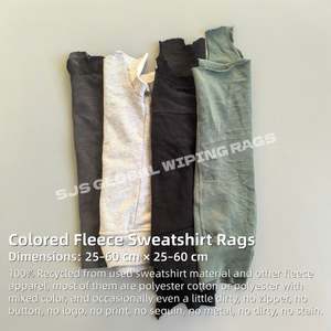 Trapos de Forro Polar Reciclados para Uso Industrial, Trapos de Forro Polar Reciclados para Limpieza - Product Image 2