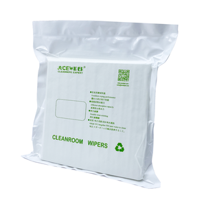 Paños de Limpieza para Cuartos Limpios, No Estériles, No Tejidos, Clase 100, Libres de Polvo, 100% Poliéster, Ecológicos, Blancos, con Borde Cortado a Cuchilla - Product Image 5