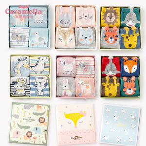 YUELI Vente en gros de chaussettes pour bébé en coton 3D avec animaux mignons, logo personnalisé, boîtes, chaussettes douces et confortables en coton biologique pour bébé de 0 à 12 <span class=keywords><strong>mois</strong></span> - Product Image 2