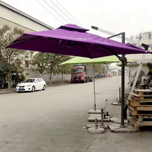 Paraguas romano cuadrado de 3m para jardín al aire libre, sombrillas compensadas de aluminio, sombrillas de <span class=keywords><strong>Patio</strong></span> en voladizo de 10 pies con base de agua - Product Image 4