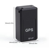 Gf07 Mini Traceur GPS Magnétique en Temps Réel Antivol pour Voiture, Localisateur, Carte TF, Détecteur de Véhicule, Application Android pour Carte GSM/GPRS SD