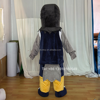 Funtoys mascotte de faucon à fourrure rouge personnalisée, déguisement animal de dessin animé aigle oiseau volant mascotte carnaval déguisement pour adulte