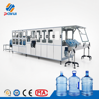 Machine de remplissage de barils PC de 5 gallons 600BPH, mini ligne complète d'embouteillage d'eau pour usine d'eau potable en démarrage