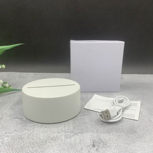 Bán Hot <span class=keywords><strong>Acrylic</strong></span> 3D ánh sáng ban đêm cơ sở LED cảm ứng USB sạc đầy màu sắc điều khiển từ xa 16 màu sắc RGB đèn cơ sở cho hiển thị <span class=keywords><strong>Acrylic</strong></span> - Product Image 3