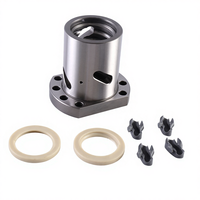 Kit de vis à billes à billes roulées et rectifiées de haute précision SFU2505 2510 3205 3210 4005 4010 C5 C7 Acier Marque ERSK 6000mm Vis CNC Écrou