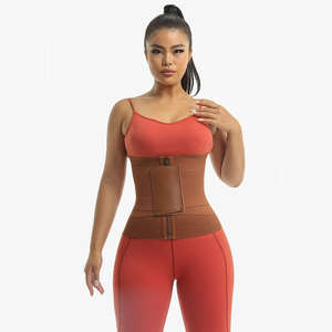 مشد خصر عالي الضغط للتنحيف والتعرق، أحزمة تشكيل الجسم للتحكم في البطن ولف المعدة للنساء - Product Image 2