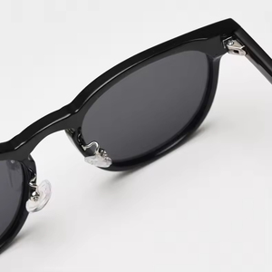 Shades Lunettes de soleil Femme Lunettes de soleil rondes mode personnalisées 2025 Retro Vintage Polarized Man Tr90 Lunettes de soleil - Product Image 4