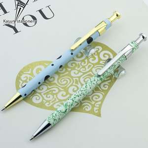 Stylo bille personnalisé à transfert thermique, motif sur mesure, en métal, idéal pour cadeau, avec mécanisme clic – Vente chaude - Product Image 2