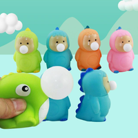 Nouveau Dragon à bulles, Canard à bulles, Dinosaure, Jouet lance-balles, Amusement par le pressage, Jouet anti-stress, Dispositif anti-stress innovant