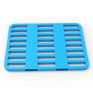 Palet de Acero de Alta Calidad <span class=keywords><strong>Yuge</strong></span>, Personalizado, de Una Sola Cara, Modelo 002, Resistente, Entrada Bidireccional, Carga Dinámica de 3.0T, para Transporte de Carga - Product Image 2