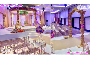 Boda hindú asequible FRP Mandap Stage Boda hindú asequible FRP Mandap/Stage Dream Wedding Event Bollywood Mandap Guyana - Product Image 4