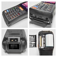 Pantalla táctil de 4 pulgadas IP65 Industrial Rugged Android PDA Terminal de mano 1D 2D Escáner de código de barras Impresora térmica incorporada en stock
