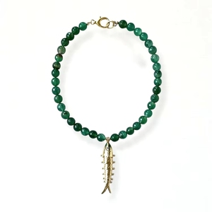 Ciondolo a Forma di <span class=keywords><strong>Pesce</strong></span> con Catena Elegante in Acciaio Inossidabile Placcato Oro per Gioielli da Donna alla Moda - Product Image 4