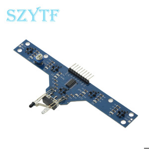 Modulo sensore di tracciamento a infrarossi a <span class=keywords><strong>5</strong></span> vie ad alta sensibilità per evitare gli ostacoli rilevamento della linea di pattuglia <span class=keywords><strong>5</strong></span> funzioni categoria di prodotto ICs - Product Image 3