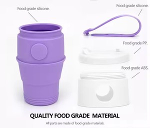 Sports Folding <b>Cup</b> Silicone Folding Travel Tea Coffee <b>Cup</b> Outdoor <b>Camping</b> Silicone Folding Coffee <b>Cup</b> - Product Image 2
