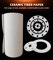 Papier en fibres céramiques LKT de qualité standard 1260 pour projets d'isolation thermique des fours industriels, conductivité thermique 0,075, disponible dans le monde entier