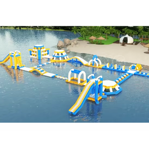 Juegos Acuáticos Inflables para Niños y Adultos, Parque Acuático Flotante, Tobogán Acuático Comercial - Product Image 1
