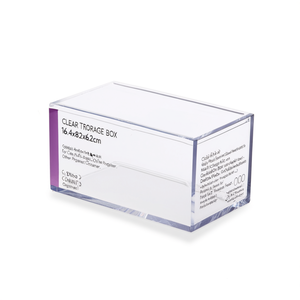 Clear <b>Storage</b> <b>Box</b> 16.4x8.2x6.2cm For Daily Skin Care Organizer Plastic Container - Product Image 2