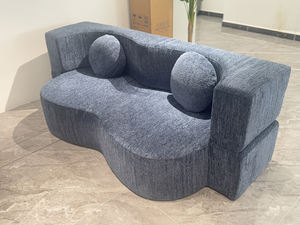 Sofá Cama Modular de Diseño Moderno y Lujoso, con Tapicería de Tela y Esponja de Alta Calidad, Duradero y Confortable - Product Image 4