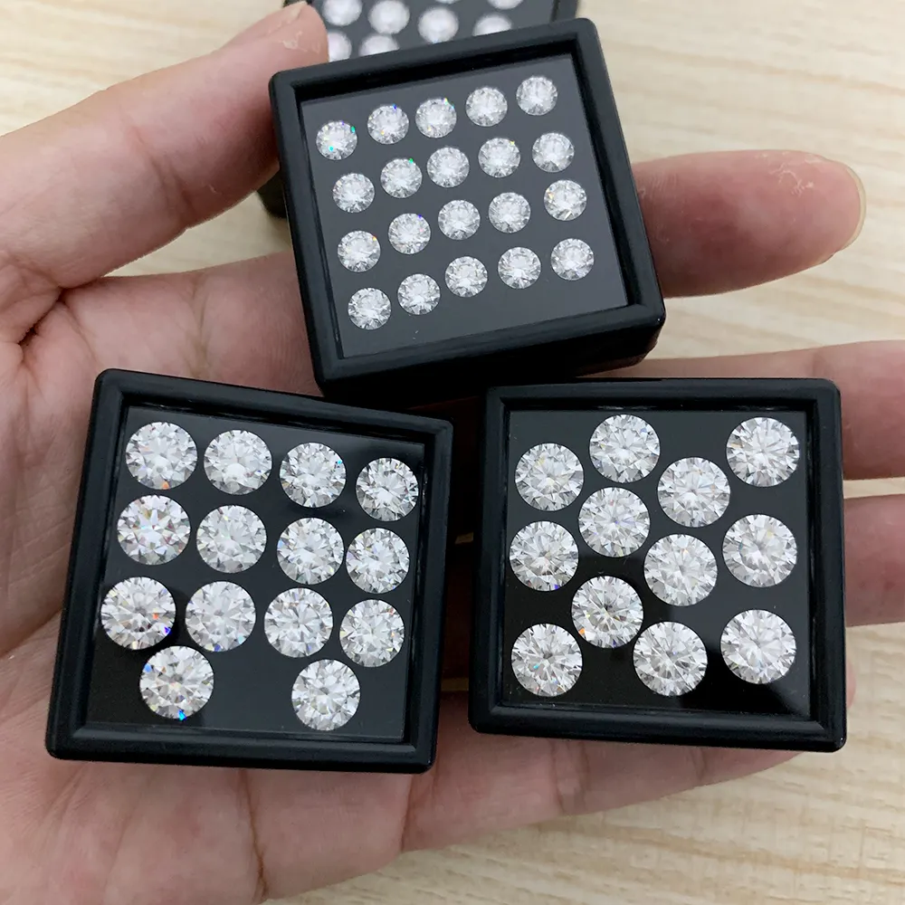 Prezzo scontato GRA Moissanite Diamond 1 2 3 carati buona qualità 6 carati 8 carati Moissanite sciolta