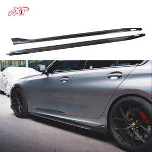 Faldones Laterales de Fibra de Carbono Estilo AD G20 para <span class=keywords><strong>BMW</strong></span> Serie 3 G20 320i <span class=keywords><strong>M340i</strong></span>, Extensión de Alerón, Kit de Carrocería 2019+ - Product Image 2