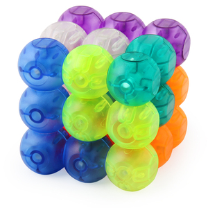 <span class=keywords><strong>Cubo</strong></span> mágico magnético, bloques de construcción, juguete educativo DIY, juguetes de aprendizaje de plástico, <span class=keywords><strong>cubo</strong></span> con tarjeta - Product Image 3