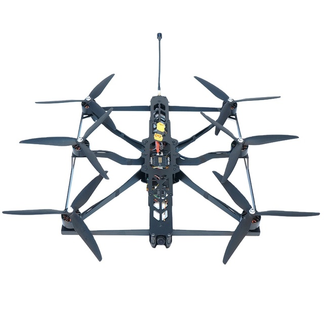 High Quality Fpv Drone Racing with Camera 6 Asix 10 Inch FPV Drone with 5 KG Playload